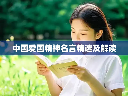 中国爱国精神名言精选及解读