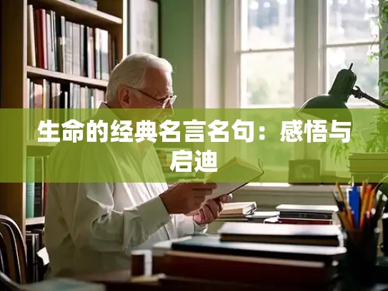 生命的经典名言名句：感悟与启迪