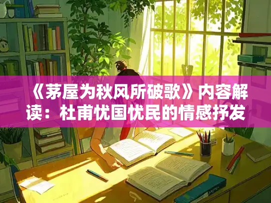 《茅屋为秋风所破歌》内容解读：杜甫忧国忧民的情感抒发