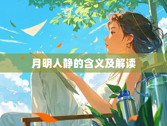 月明人静的含义及解读