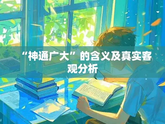 “神通广大”的含义及真实客观分析