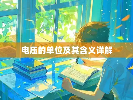 电压的单位及其含义详解