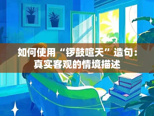如何使用“锣鼓喧天”造句：真实客观的情境描述