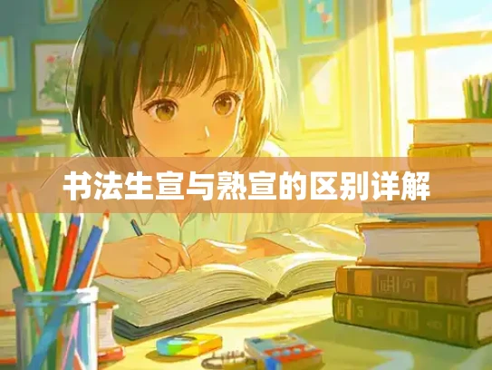 书法生宣与熟宣的区别详解