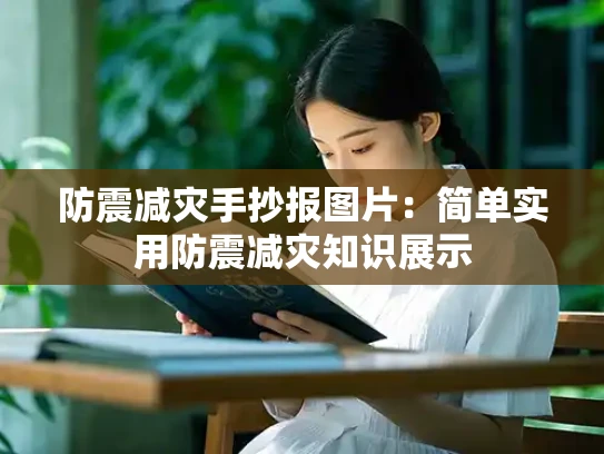 防震减灾手抄报图片：简单实用防震减灾知识展示