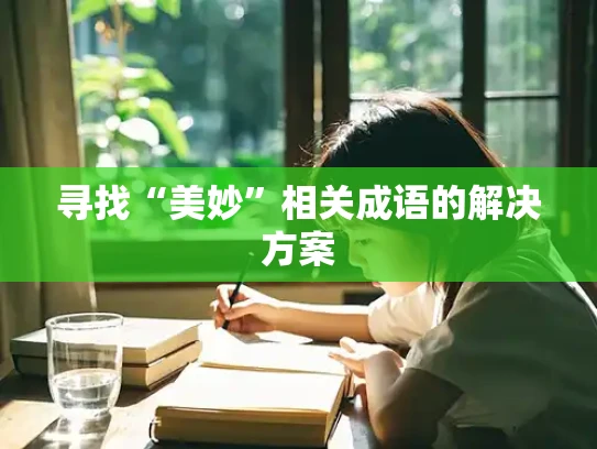 寻找“美妙”相关成语的解决方案