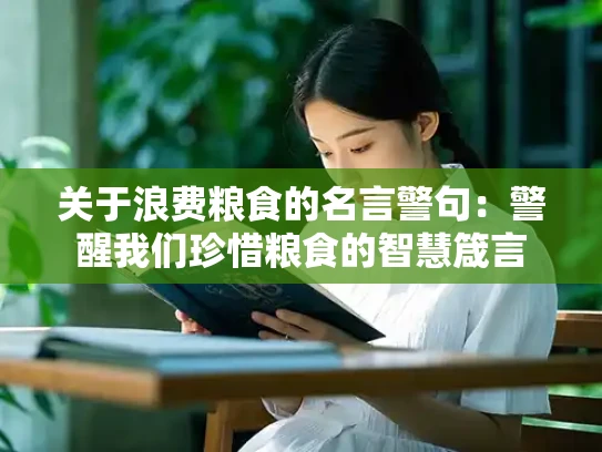 关于浪费粮食的名言警句：警醒我们珍惜粮食的智慧箴言