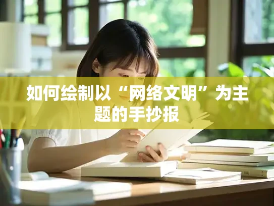 如何绘制以“网络文明”为主题的手抄报