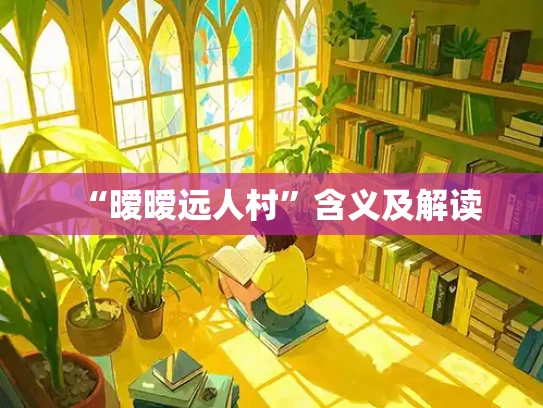 “暧暧远人村”含义及解读