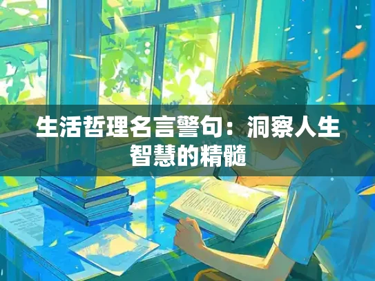 生活哲理名言警句：洞察人生智慧的精髓