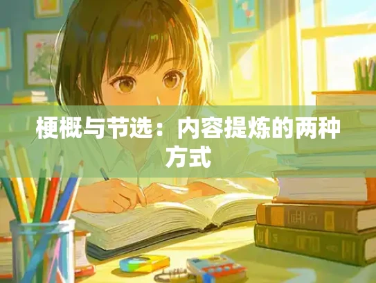梗概与节选：内容提炼的两种方式