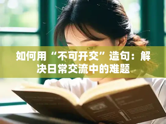 如何用“不可开交”造句：解决日常交流中的难题