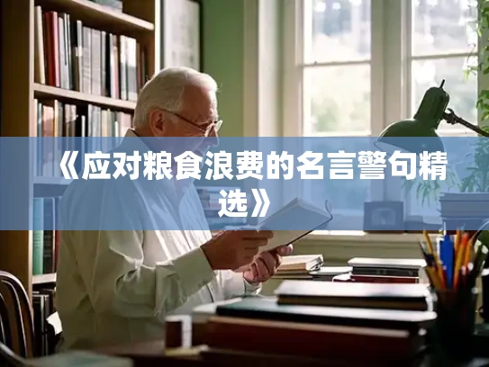 《应对粮食浪费的名言警句精选》