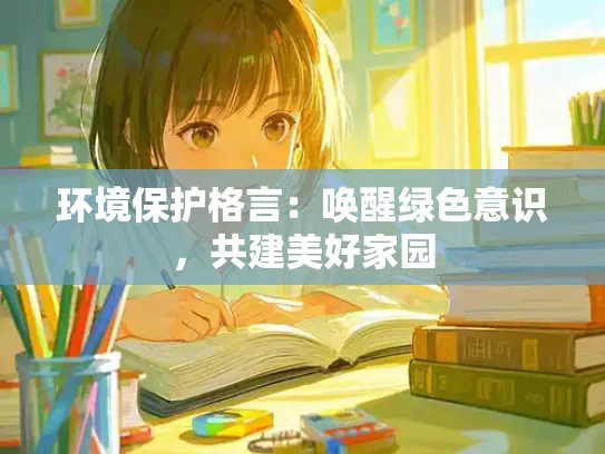 环境保护格言：唤醒绿色意识，共建美好家园