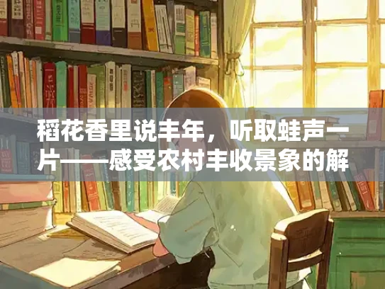 稻花香里说丰年，听取蛙声一片——感受农村丰收景象的解决方案