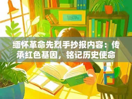 缅怀革命先烈手抄报内容：传承红色基因，铭记历史使命