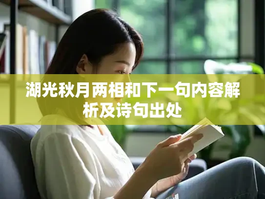 湖光秋月两相和下一句内容解析及诗句出处