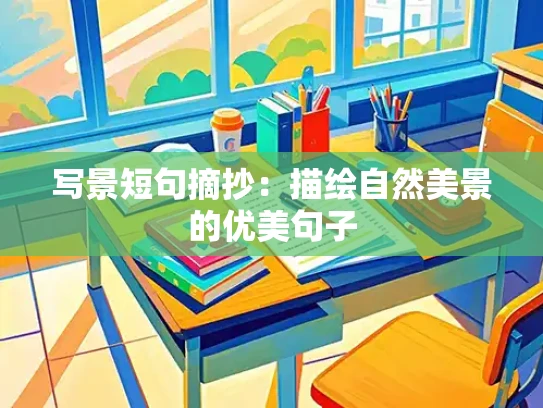 写景短句摘抄：描绘自然美景的优美句子