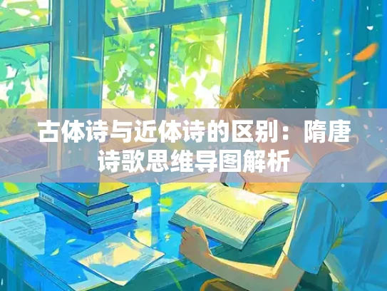 古体诗与近体诗的区别：隋唐诗歌思维导图解析