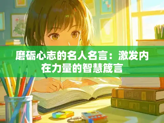 磨砺心志的名人名言：激发内在力量的智慧箴言