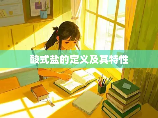 酸式盐的定义及其特性