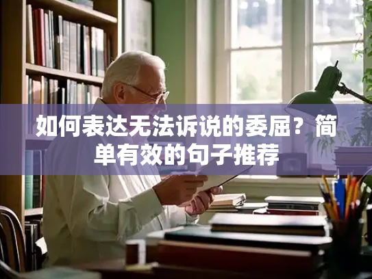 如何表达无法诉说的委屈？简单有效的句子推荐