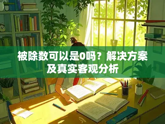 被除数可以是0吗？解决方案及真实客观分析
