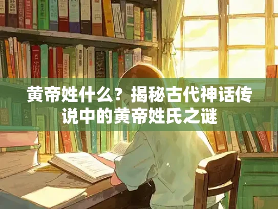 黄帝姓什么？揭秘古代神话传说中的黄帝姓氏之谜