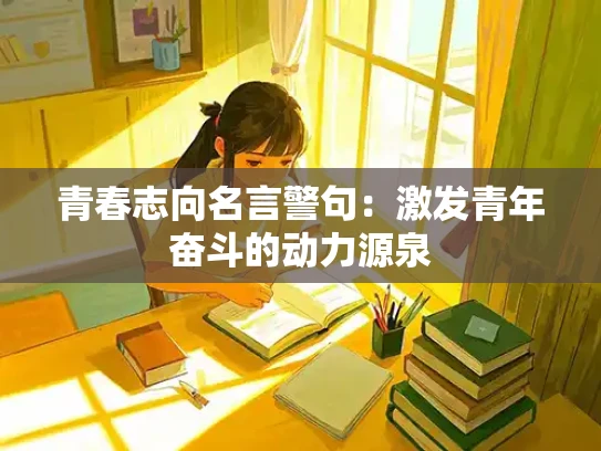 青春志向名言警句：激发青年奋斗的动力源泉