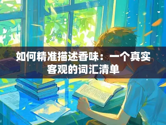 如何精准描述香味：一个真实客观的词汇清单
