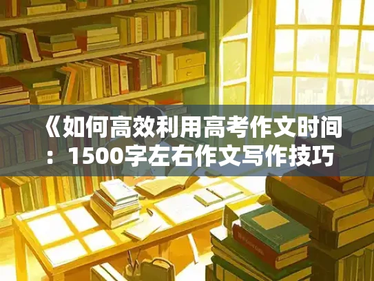 《如何高效利用高考作文时间：1500字左右作文写作技巧》