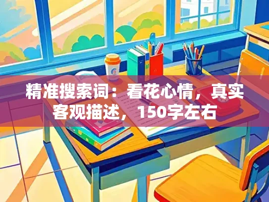 精准搜索词：看花心情，真实客观描述，150字左右