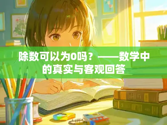 除数可以为0吗？——数学中的真实与客观回答