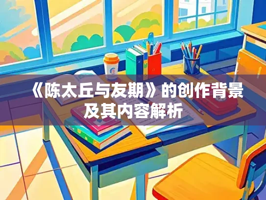 《陈太丘与友期》的创作背景及其内容解析